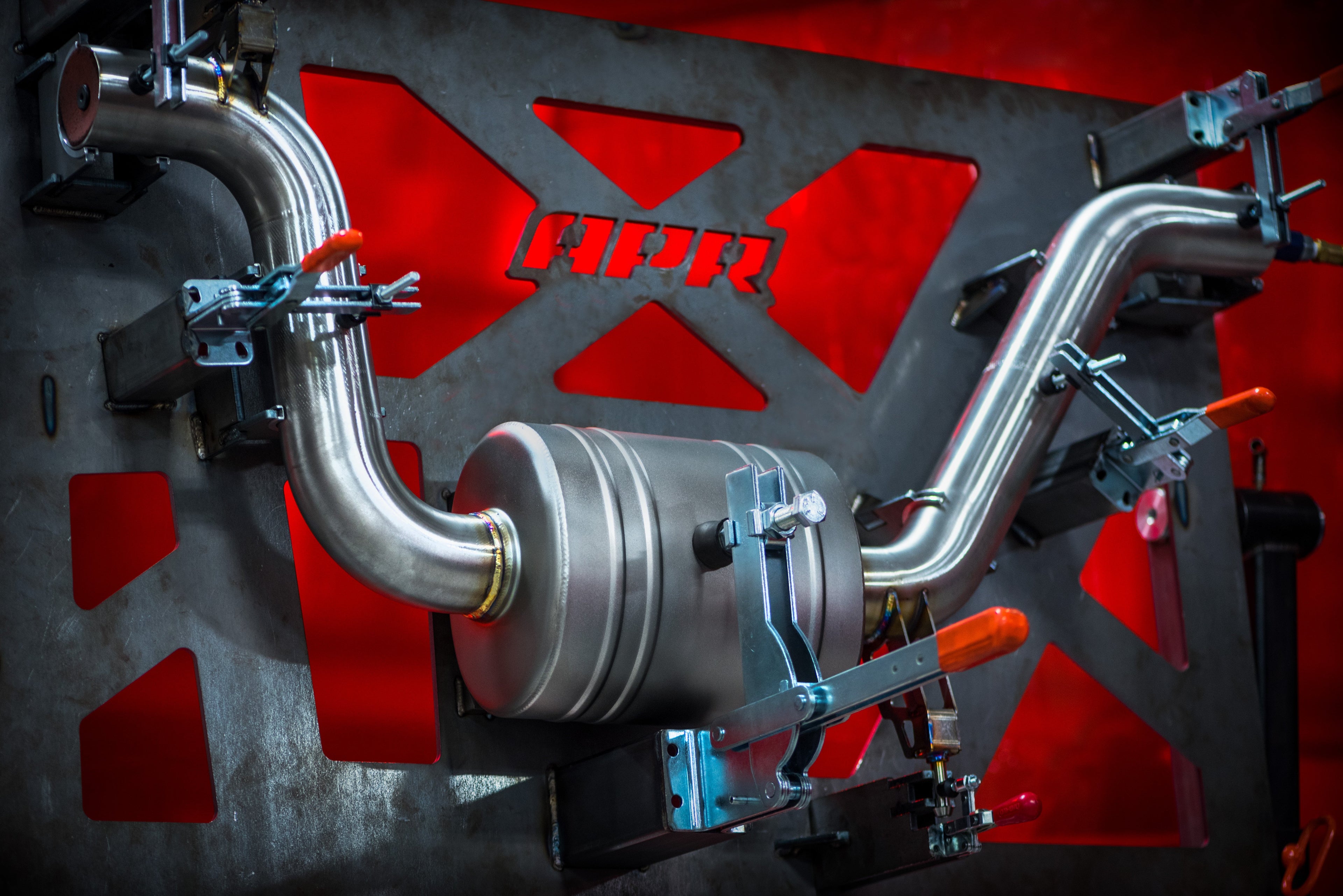 APR Catback Exhaust System (w/ Front Muffler) - GTI (MK7.5)