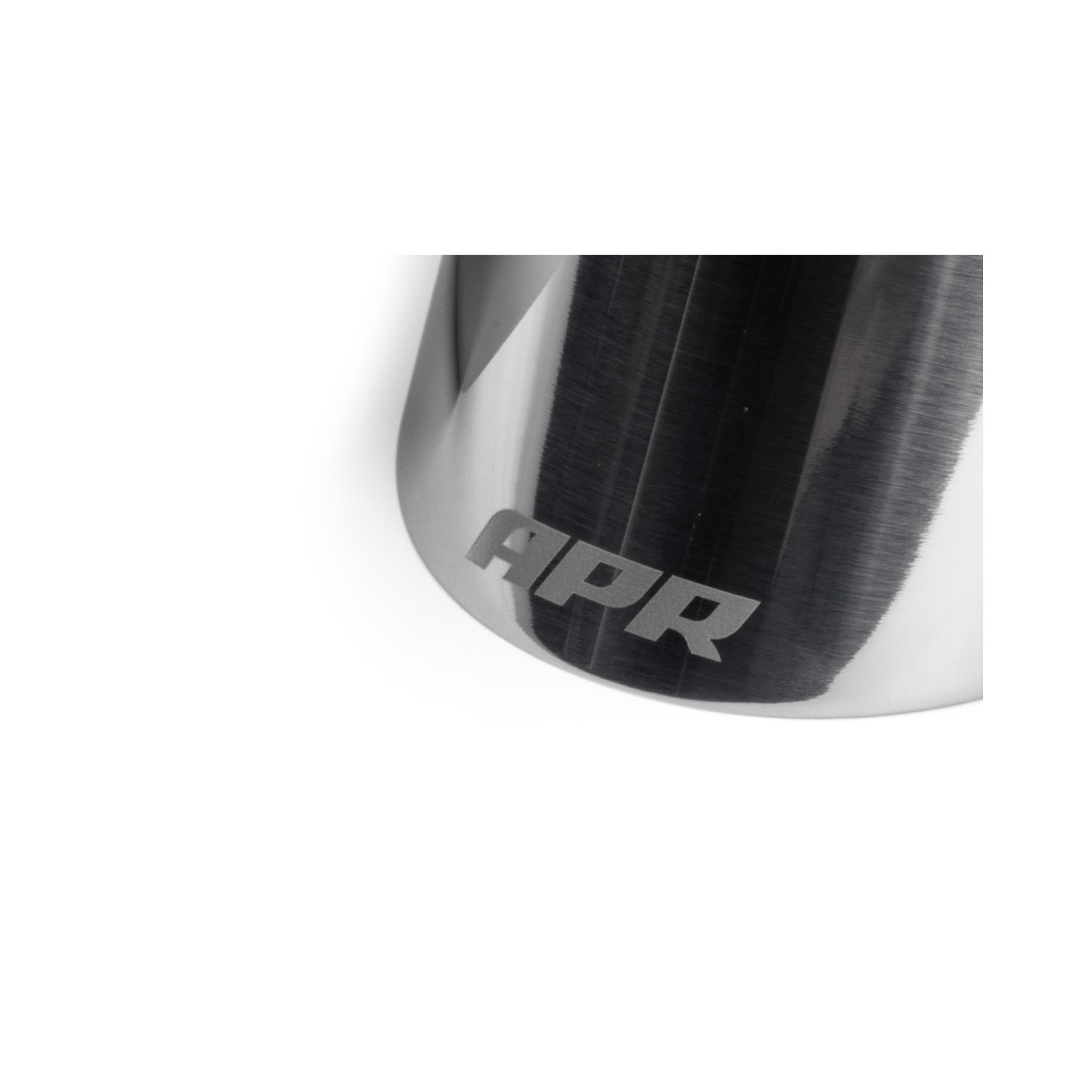 APR Single-Walled 3.5" Slash-Cut Tips (Polished Silver) - Set of 2