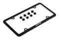 APR License Plate Frame - Slim, Black w/ Hiders