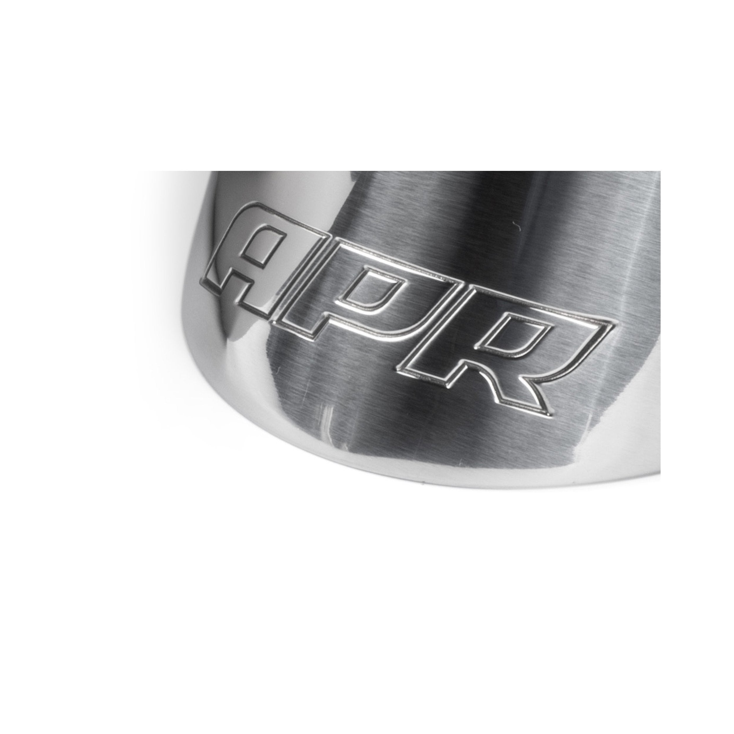 APR Double-Walled 3.5" Slash-Cut Tips (Polished Silver) - Set of 2