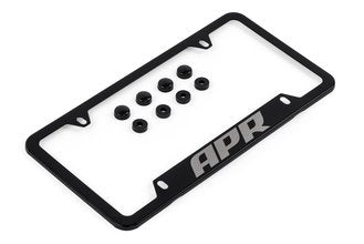 APR License Plate Frame - Thick, Black w/ Hiders