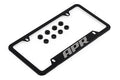 APR License Plate Frame - Thick, Black w/ Hiders