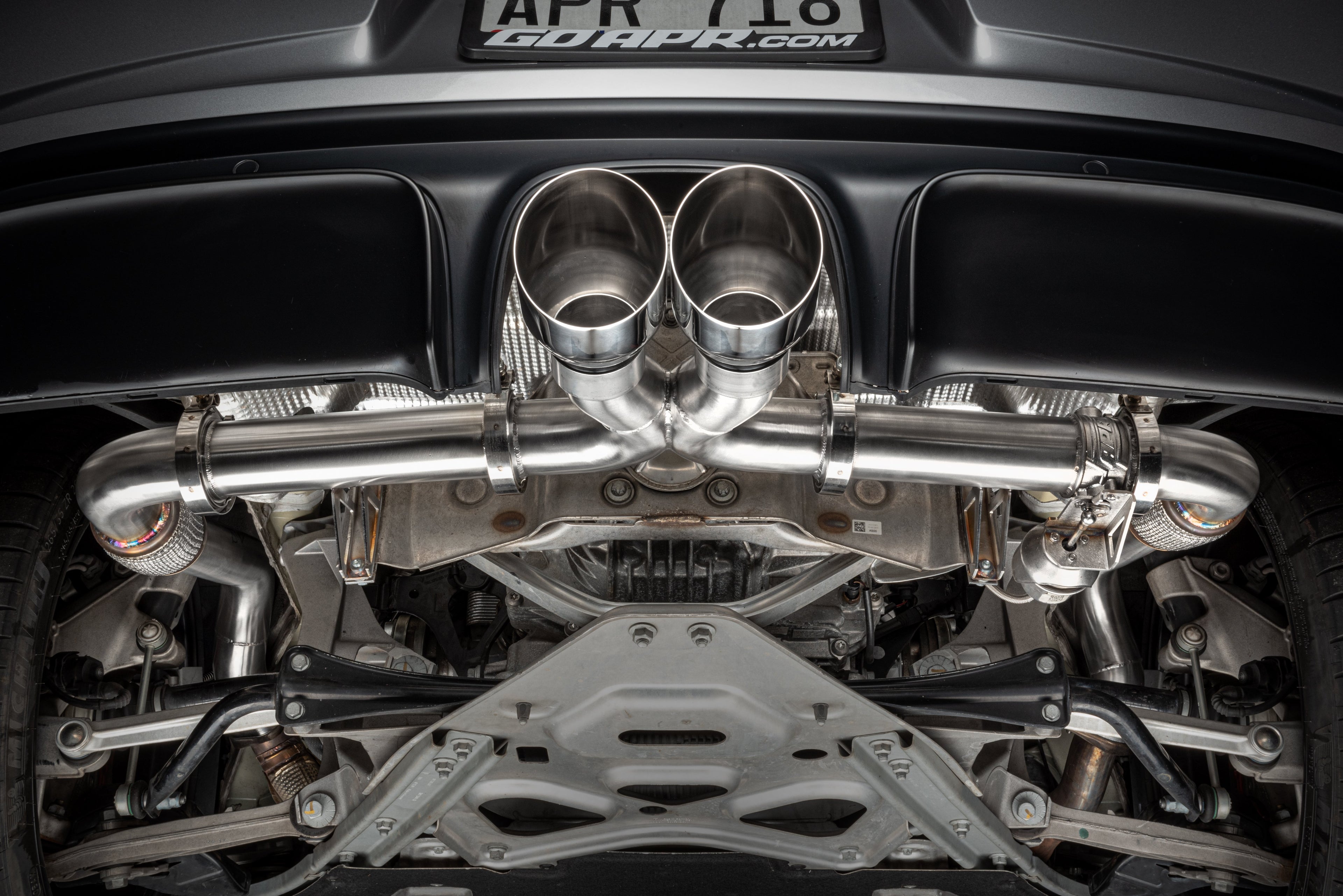 APR Catback Exhaust System Right Valve - 718 (982) 2.0T/2.5T
