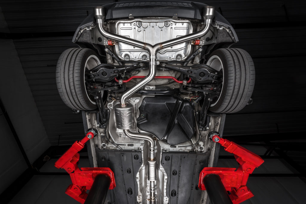 APR Catback Exhaust System (w/ Front Muffler) - GTI (MK7)