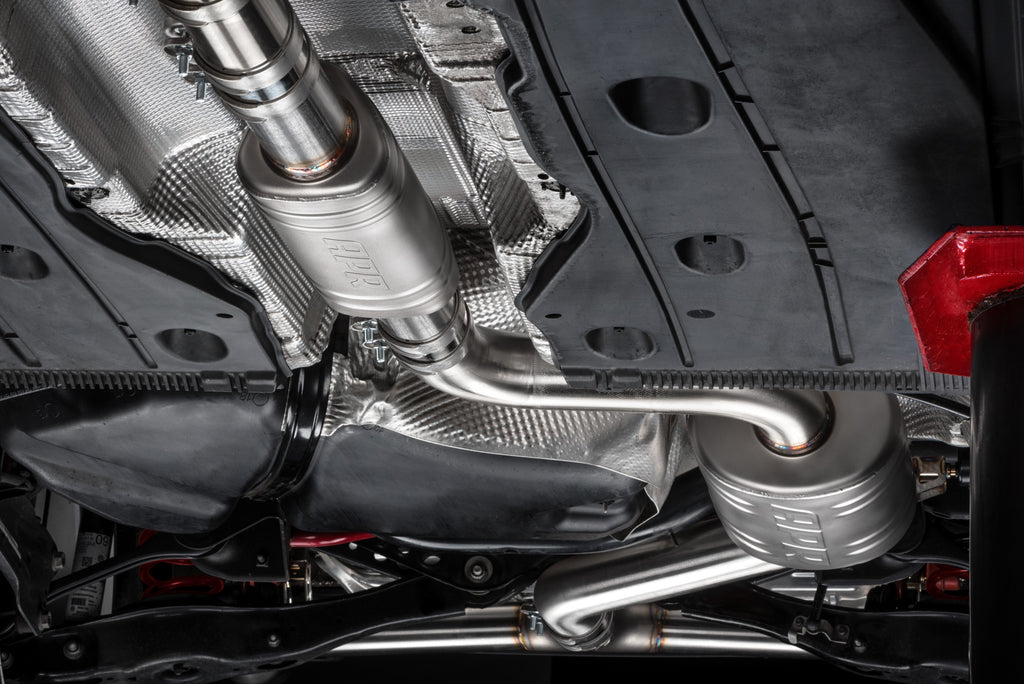 APR Catback Exhaust System (w/ Front Muffler) - GTI (MK7)
