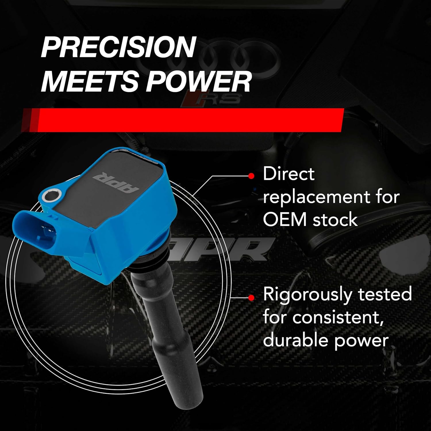 APR Ignition Coil & Spark Plug Kit (4.0T EA825 8-cylinder engines)