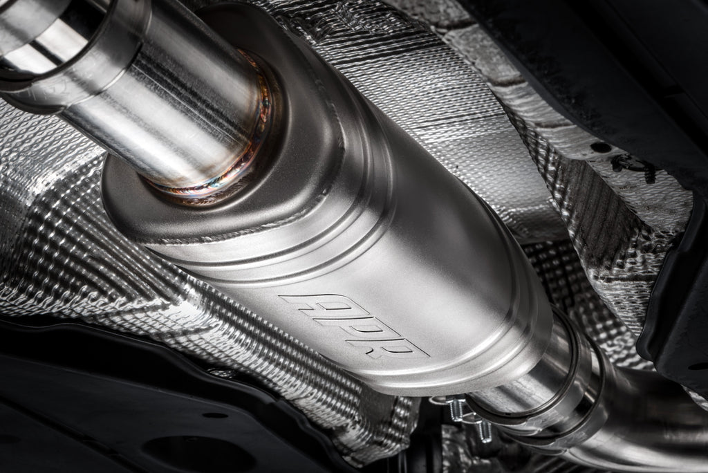 APR Catback Exhaust System (w/ Front Muffler) - GTI (MK7.5)