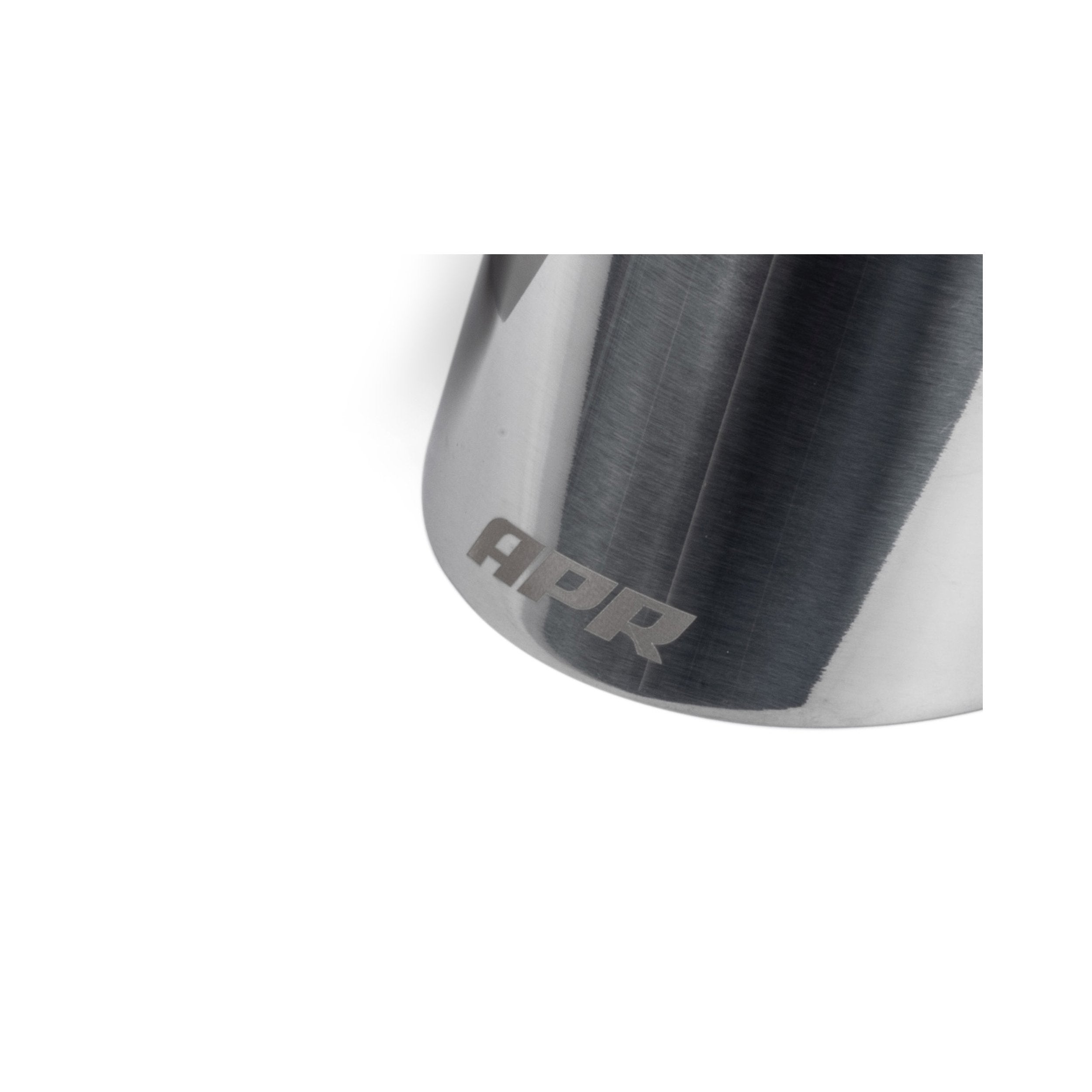APR Single-Walled 4" Slash-Cut Tips (Polished Silver) - Set of 2