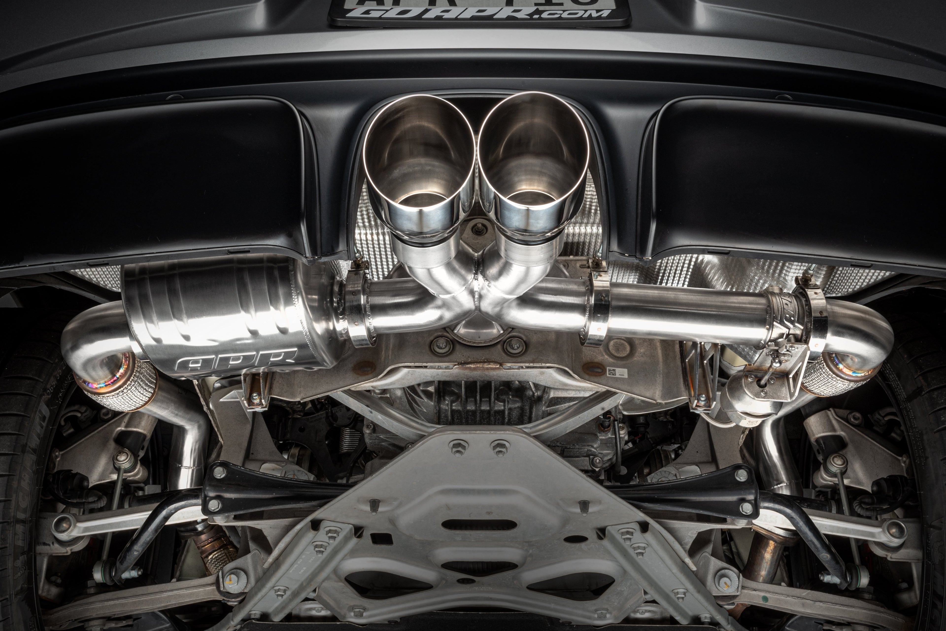 APR Catback Exhaust System Right Valve - 718 (982) 2.0T/2.5T