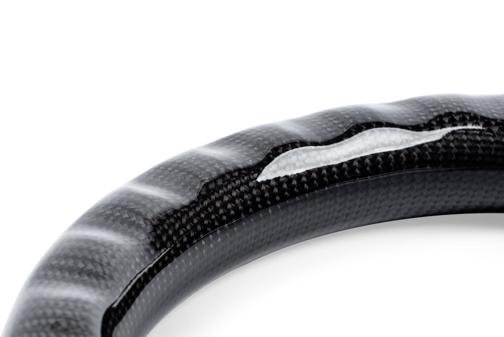 APR Steering Wheel - Carbon Fiber & Perforated Leather
MK7 Golf R Silver (For use with Paddles)