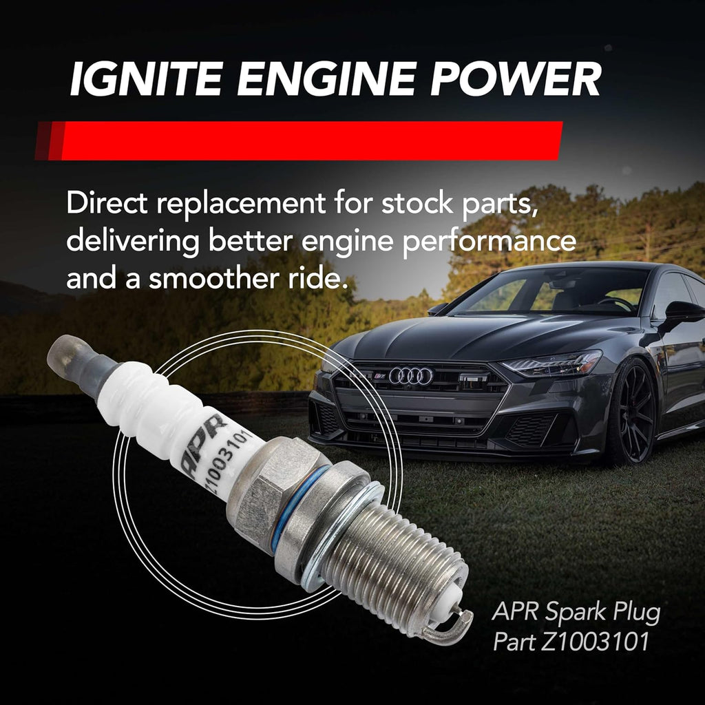 APR Iridium Pro Spark Plugs - Heat Range 9 (EA113, EA888.1/2, EA837 Engines)