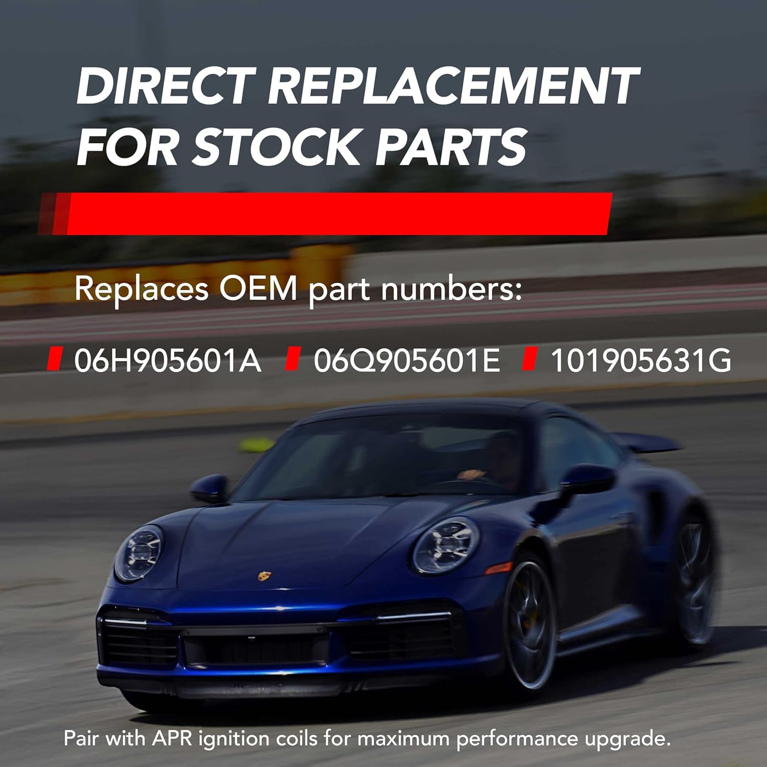 APR Iridium Pro Spark Plugs - Heat Range 9 (EA113, EA888.1/2, EA837 Engines)