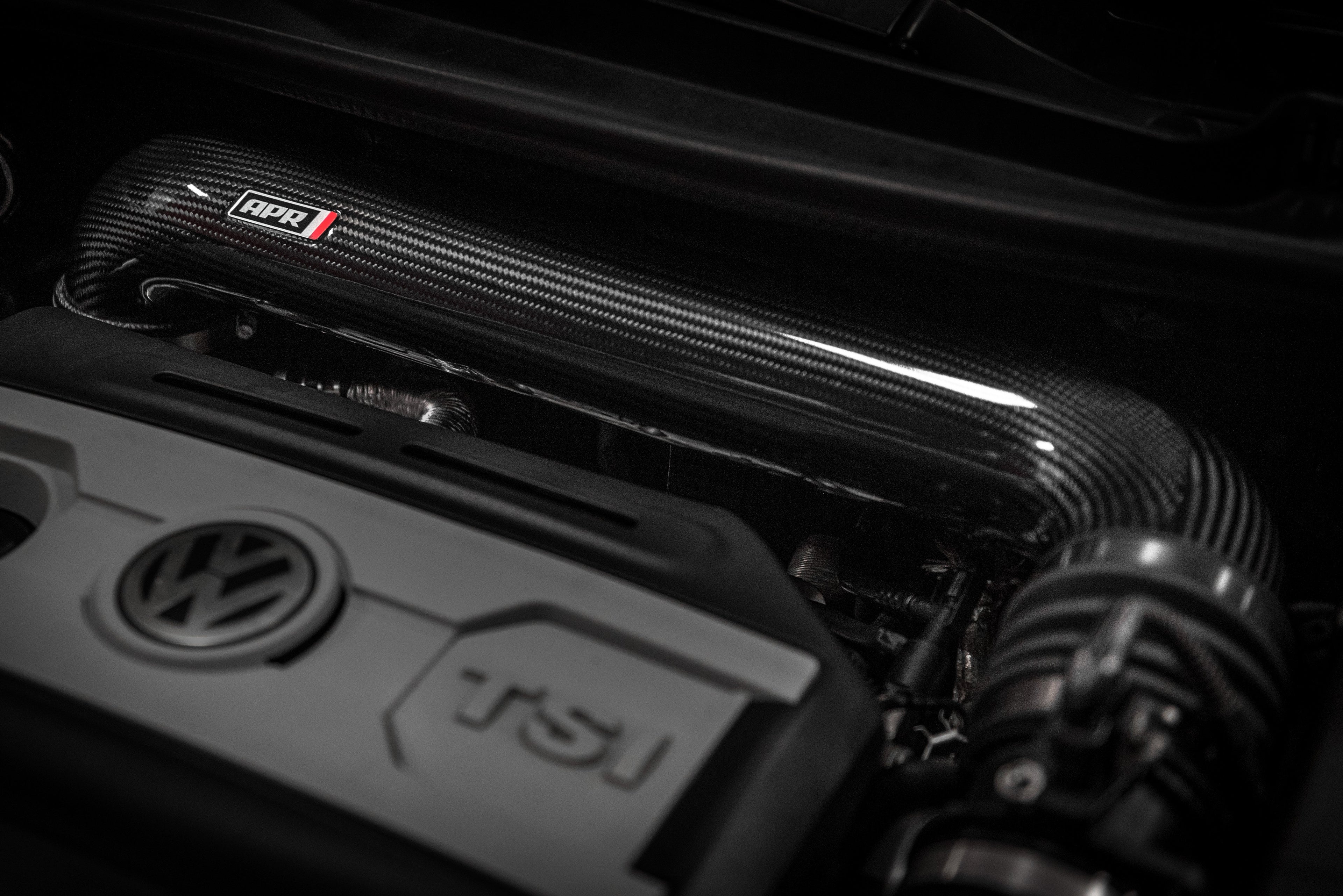 APR Carbon Fiber Intake System: Rear Turbo Inlet Pipe, 1.8T/2.0T EA888 PQ35