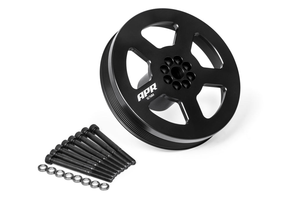 APR Supercharger Drive and Crank Pulley with Belt - Press on - 3.0 TFSI