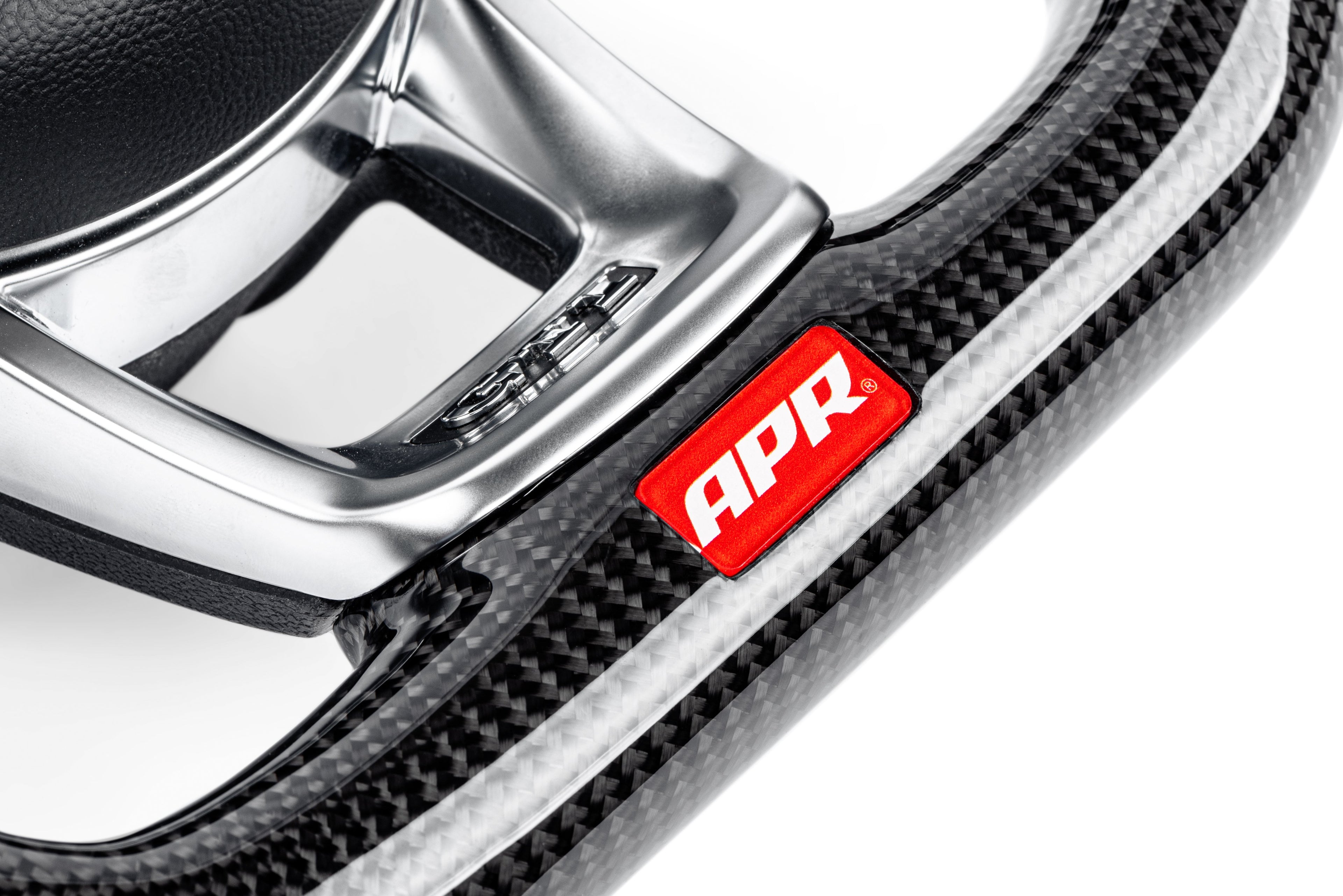 APR Steering Wheel - Carbon Fiber & Perforated Leather
MK7 GTI/GLI Red (For use without Paddles)