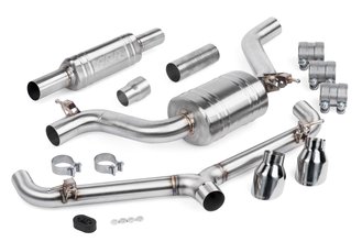 APR Catback Exhaust System (w/ Front Muffler) - GTI TRC (MK7.5)