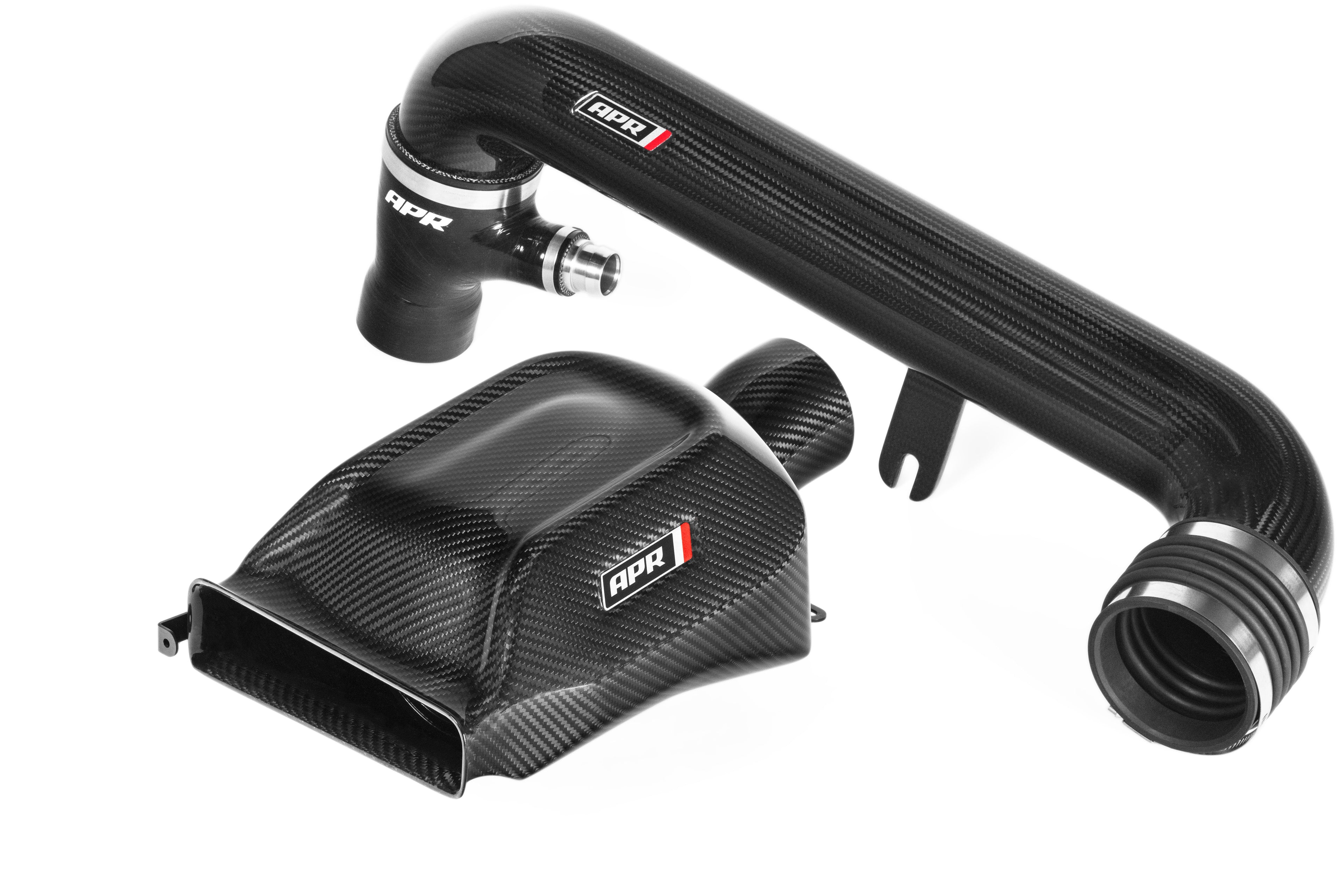 APR Carbon Fiber Intake System - Front Airbox with Rear Intake Pipe - 1.8T/2.0T EA888 PQ35 PLATFORM