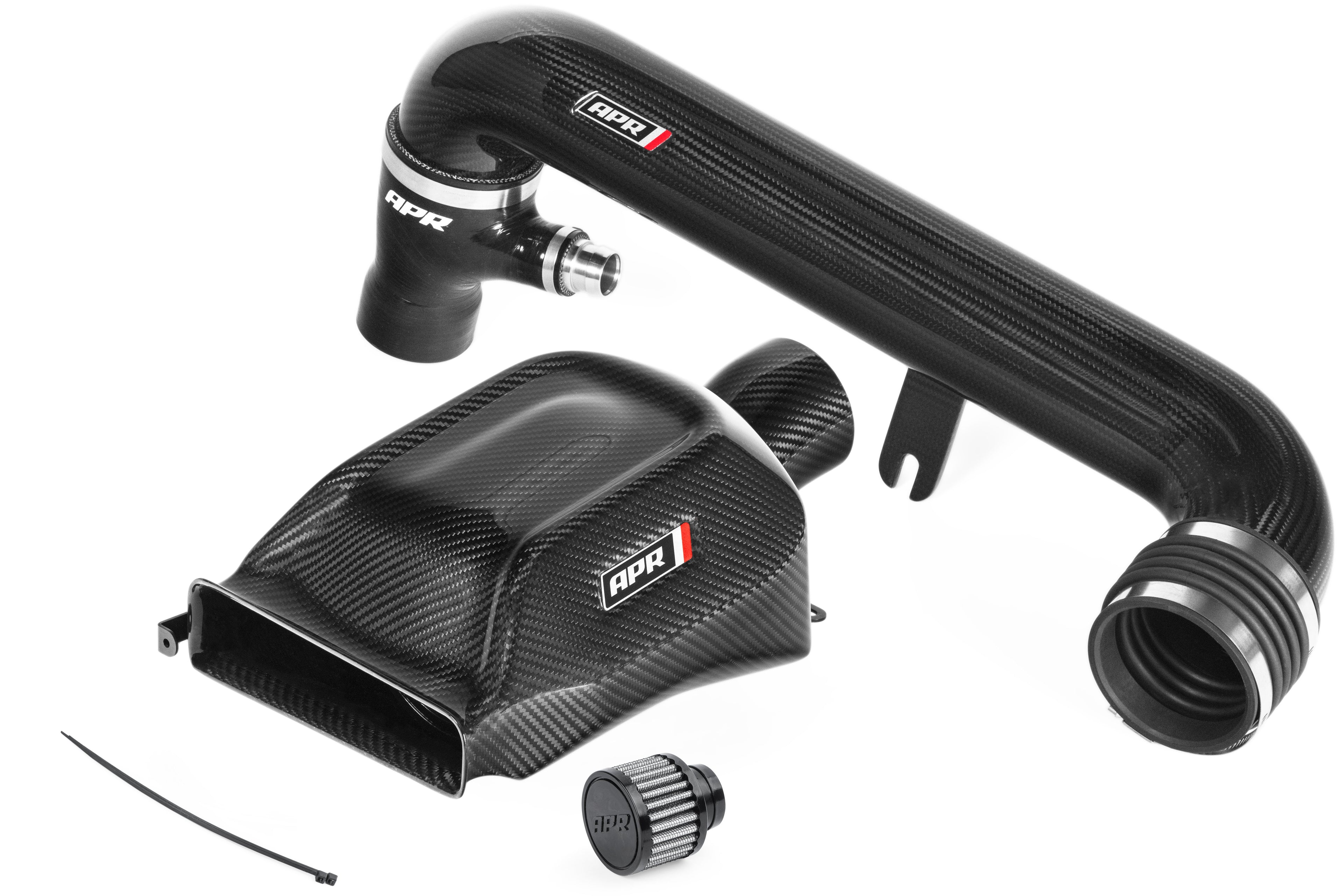 APR Carbon Fiber Intake System - Front Airbox with Rear Intake Pipe, Passat/CC, and SAI Filter - 1.8T/2.0T EA888 PQ35 PLATFORM