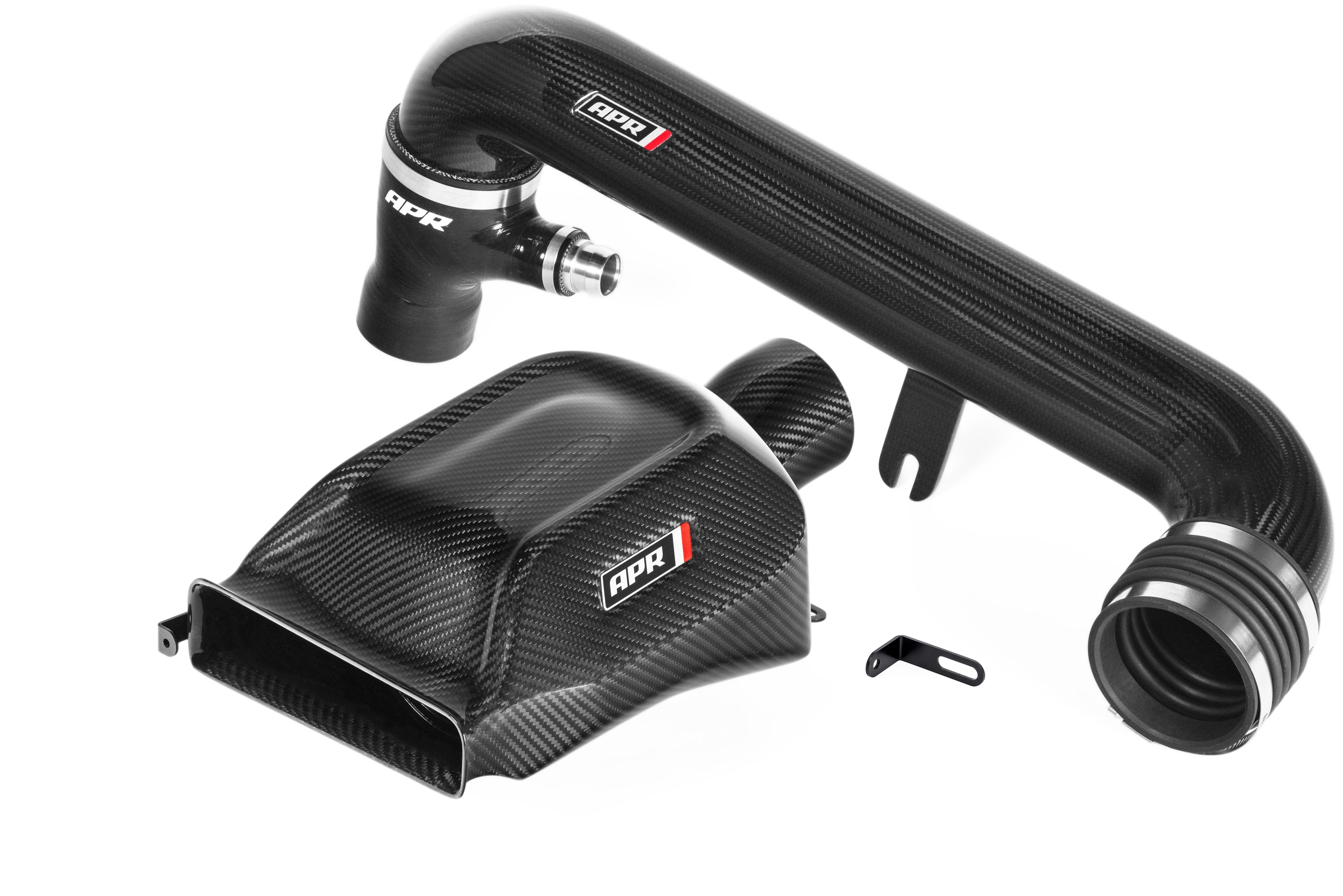 APR Carbon Fiber Intake System - Front Airbox with Rear Intake Pipe and Passat/CC Adapter - 1.8T/2.0T EA888 PQ35 PLATFORM