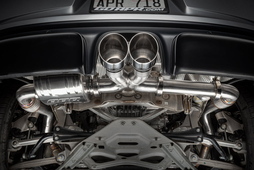 APR Catback Exhaust System Left Muffler - 718 (982) 2.0T/2.5T