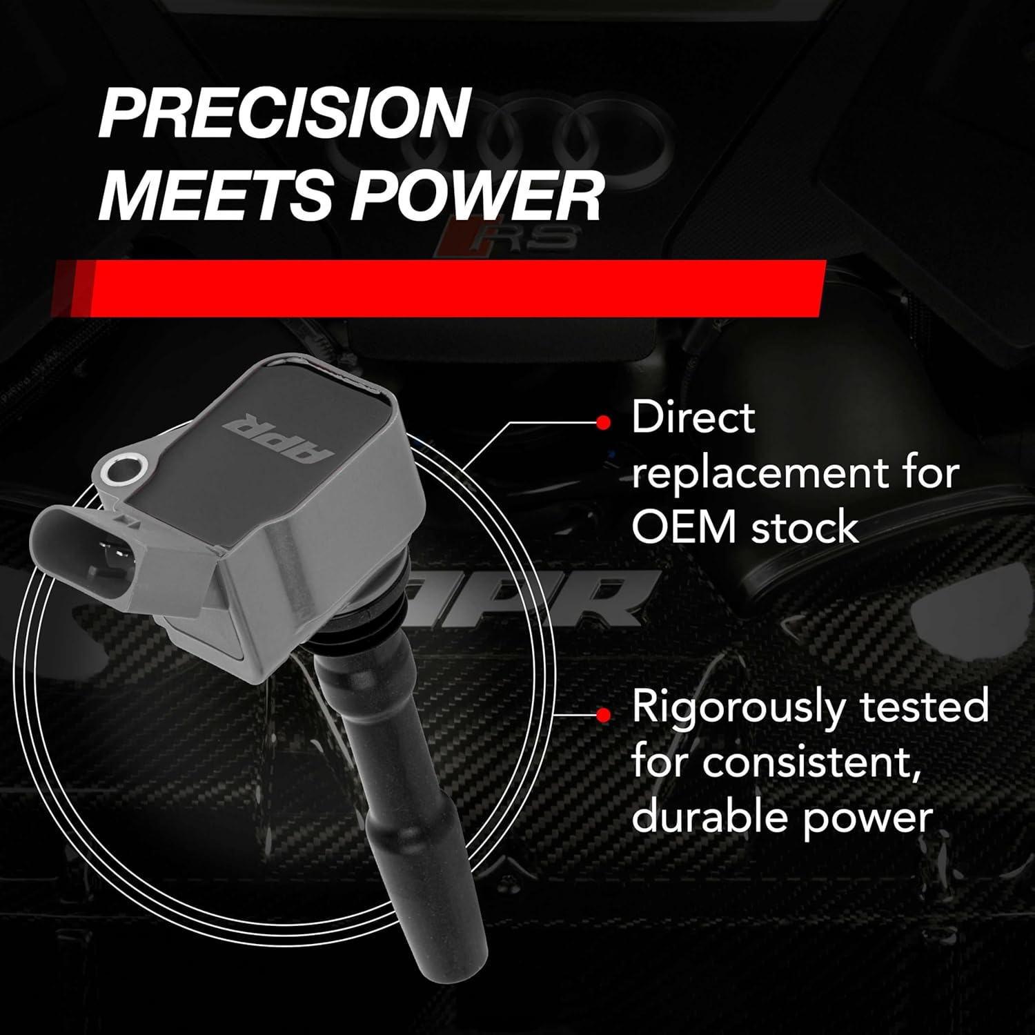 APR Ignition Coil & Spark Plug Kit (4.0T EA825 8-cylinder engines)