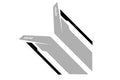 APR Sideburns - Silver APR / Black Stripe