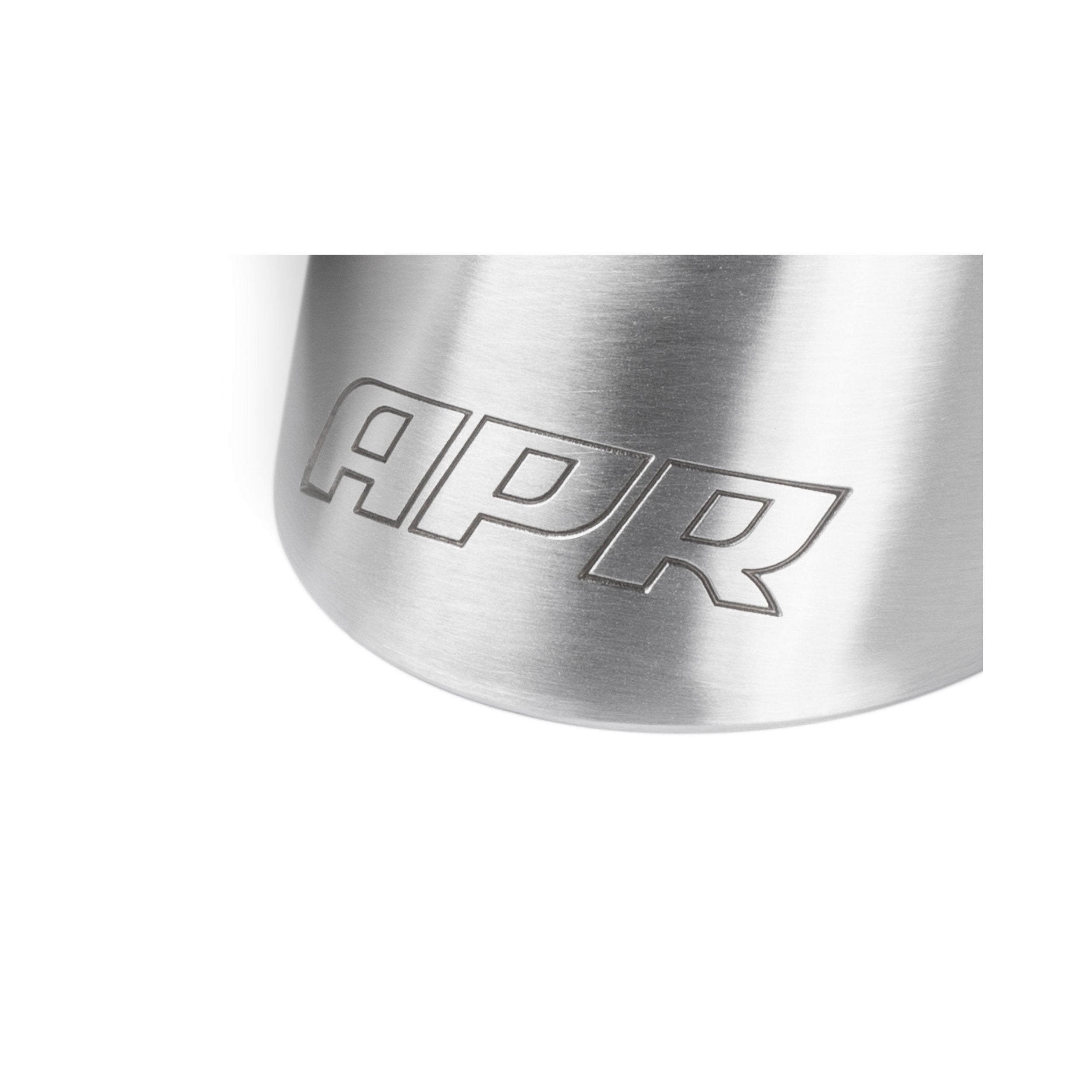APR Double-Walled 3.5" Slash-Cut Tips (Brushed Silver) - Set of 2